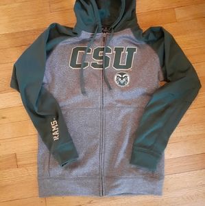 Colorado State Full Zip Fleece Hoody